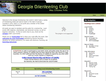 Tablet Screenshot of gaorienteering.org